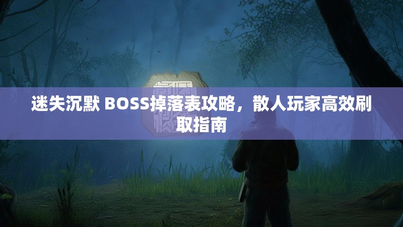 迷失沉默 BOSS掉落表攻略，散人玩家高效刷取指南