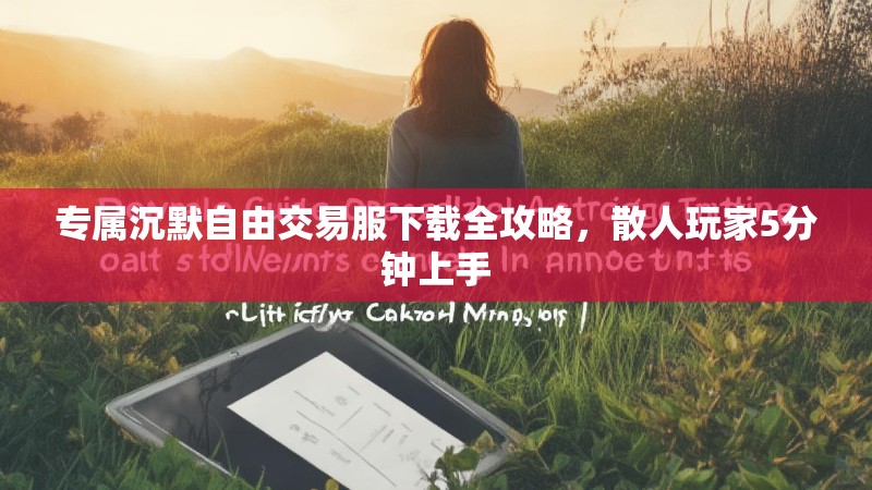 专属沉默自由交易服下载全攻略，散人玩家5分钟上手