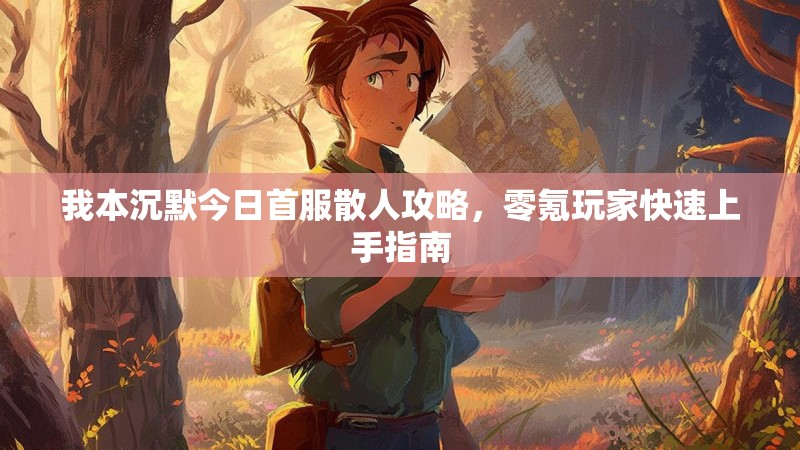 我本沉默今日首服散人攻略，零氪玩家快速上手指南