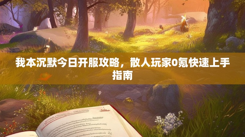 我本沉默今日开服攻略，散人玩家0氪快速上手指南