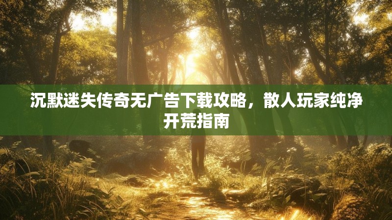 沉默迷失传奇无广告下载攻略，散人玩家纯净开荒指南