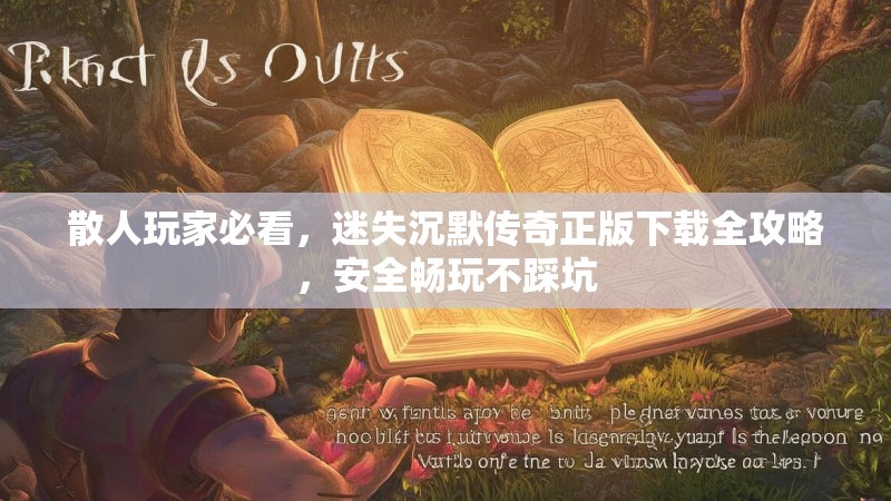 散人玩家必看，迷失沉默传奇正版下载全攻略，安全畅玩不踩坑
