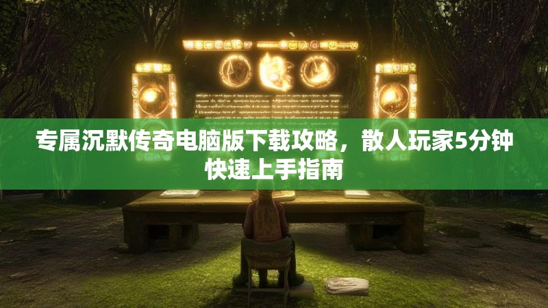 专属沉默传奇电脑版下载攻略，散人玩家5分钟快速上手指南