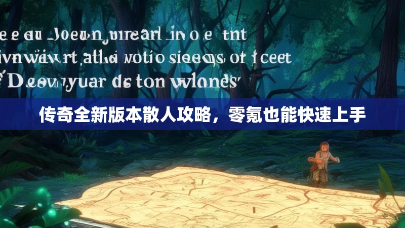 传奇全新版本散人攻略，零氪也能快速上手