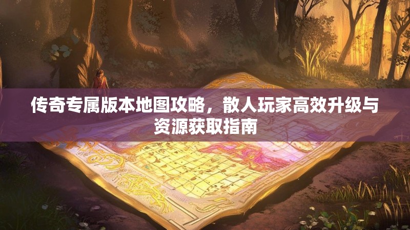 传奇专属版本地图攻略，散人玩家高效升级与资源获取指南