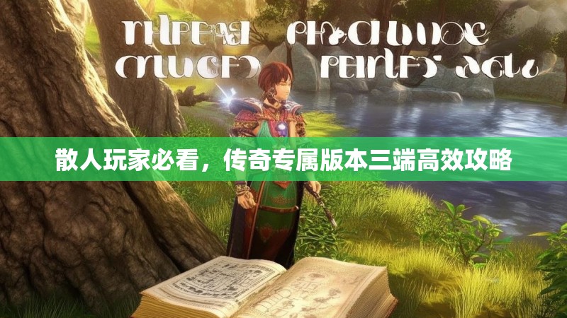 散人玩家必看，传奇专属版本三端高效攻略